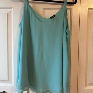 Pastel blue tank top